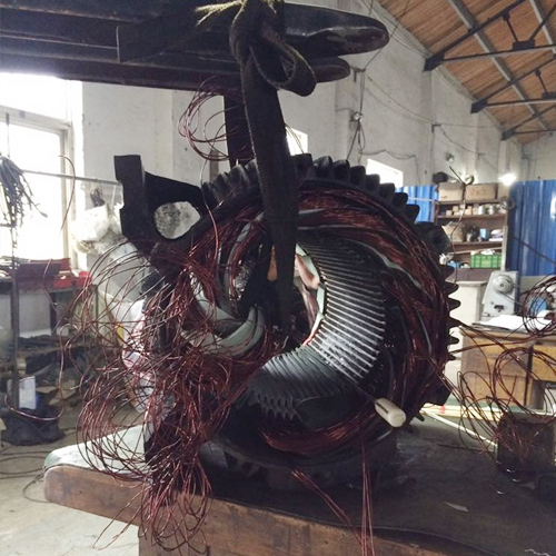 合肥電機維修時怎么處理集電環(huán)短路的故障？